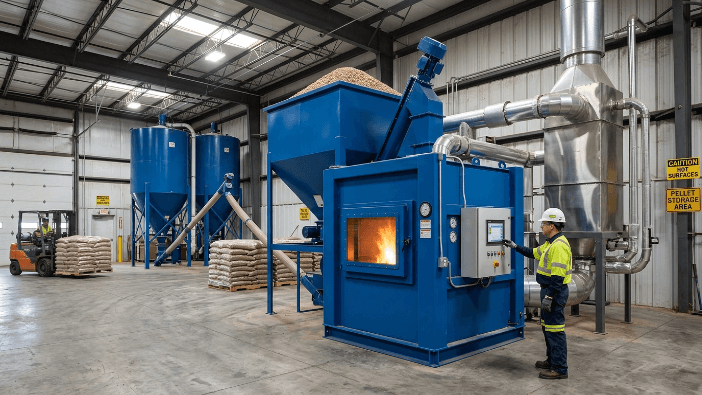 industrial wood pellet burner - sabienergy